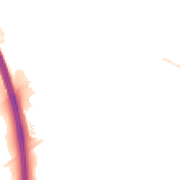 Night-time road noise heatmap for L34 1AJ