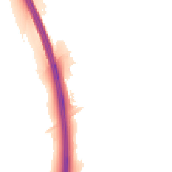 Night-time road noise heatmap for L34 1AR