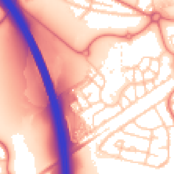 Daytime road noise heatmap for L34 1AX