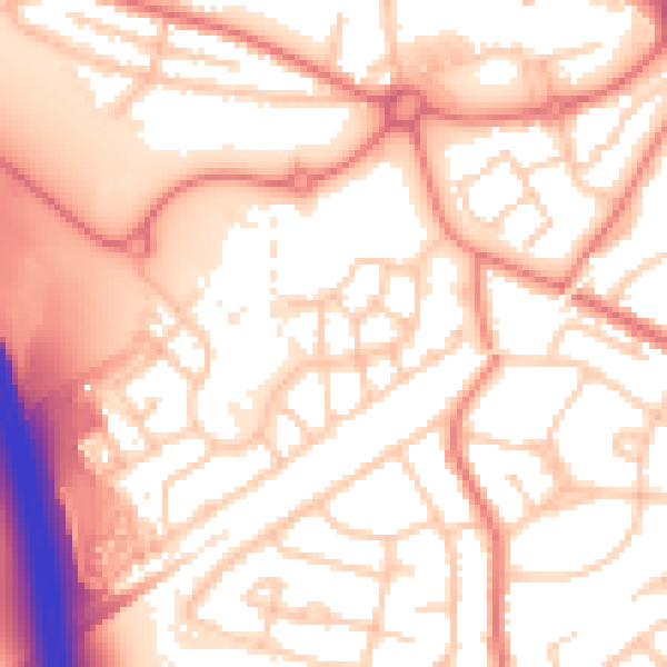 Daytime road noise heatmap for L34 1BB