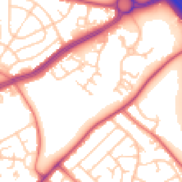 Daytime road noise heatmap for L34 1PT
