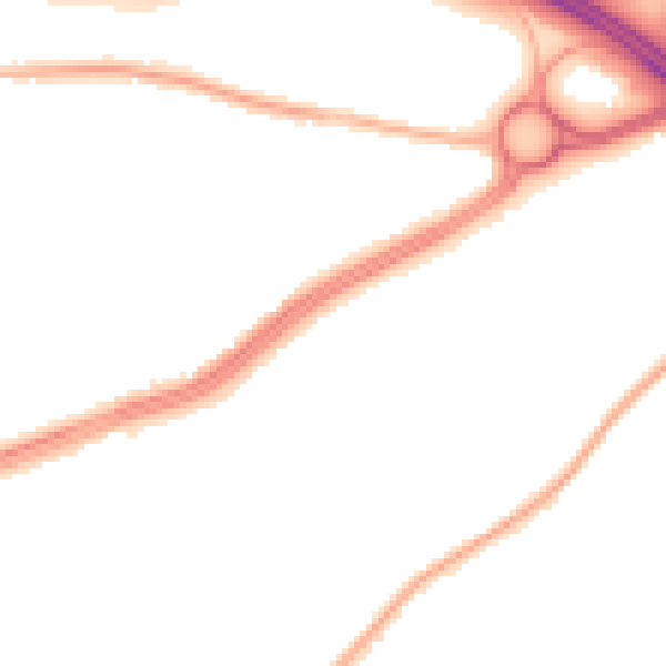 Night-time road noise heatmap for L34 1PX
