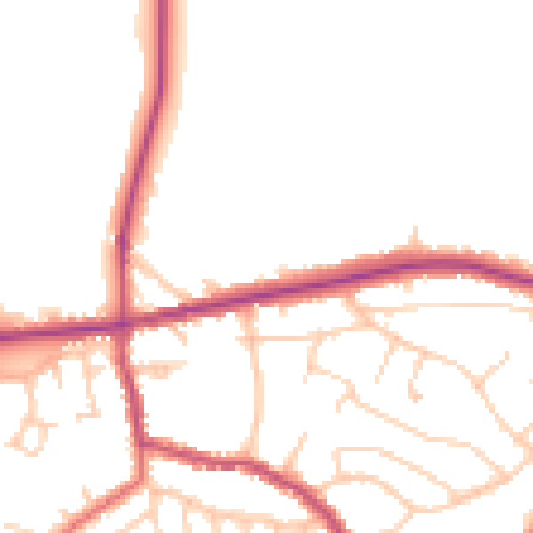 Daytime road noise heatmap for L34 2AH