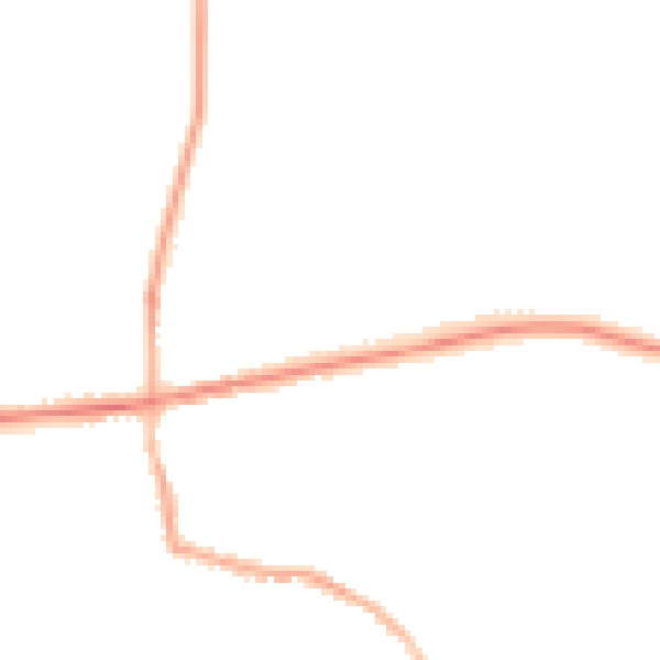 Night-time road noise heatmap for L34 2AH