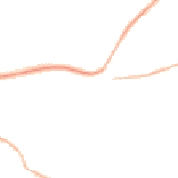 Night-time road noise heatmap for L34 2RB