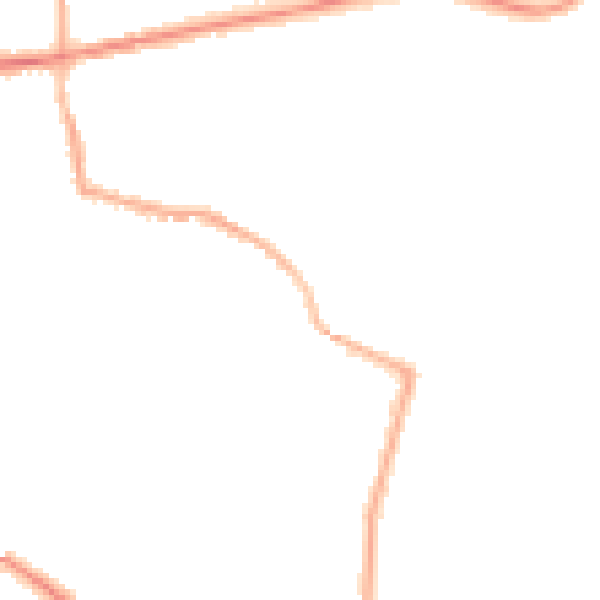 Night-time road noise heatmap for L34 2RJ