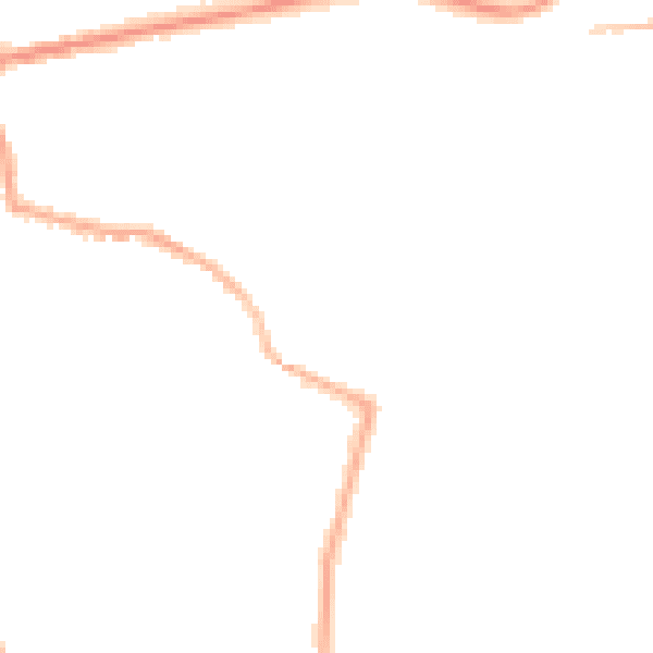 Night-time road noise heatmap for L34 2RR