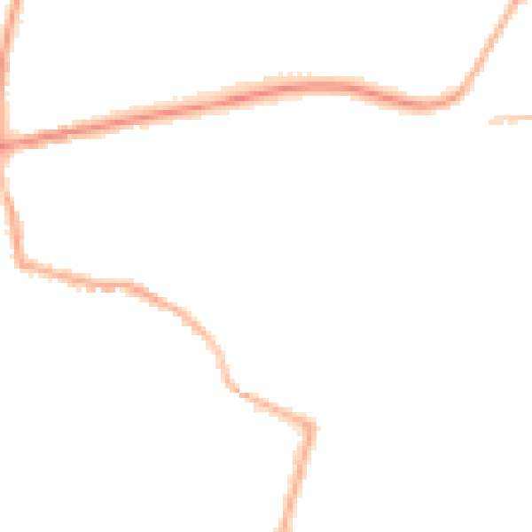Night-time road noise heatmap for L34 2RT