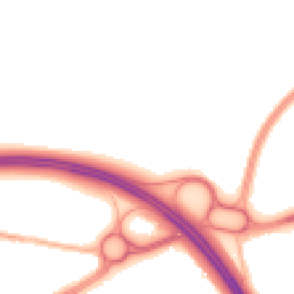 Night-time road noise heatmap for L34 4AD