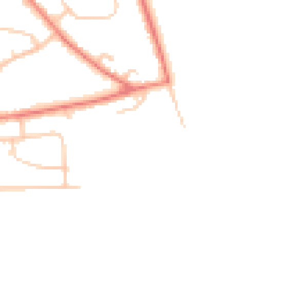 Daytime road noise heatmap for L34 4AT