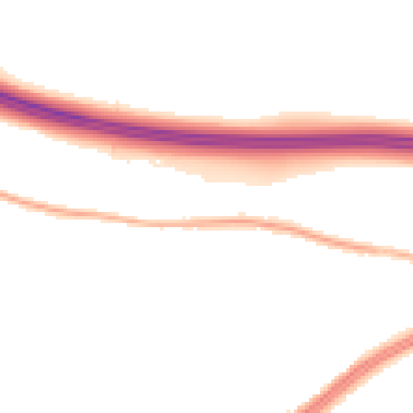 Night-time road noise heatmap for L34 4AY