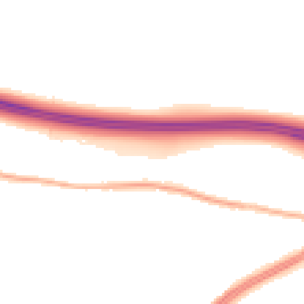 Night-time road noise heatmap for L34 4BD