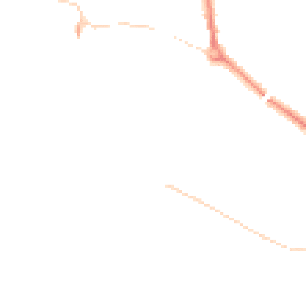 Night-time road noise heatmap for L34 5NH