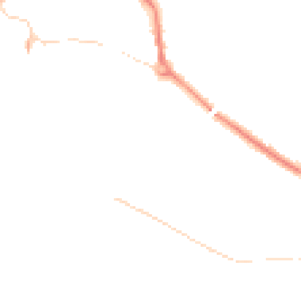 Night-time road noise heatmap for L34 5PH