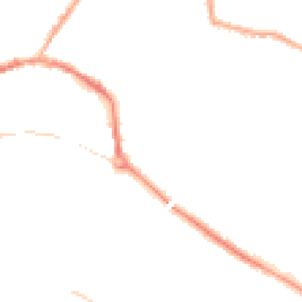 Night-time road noise heatmap for L34 5RQ