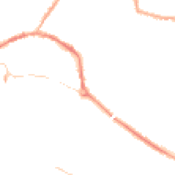 Night-time road noise heatmap for L34 5SA