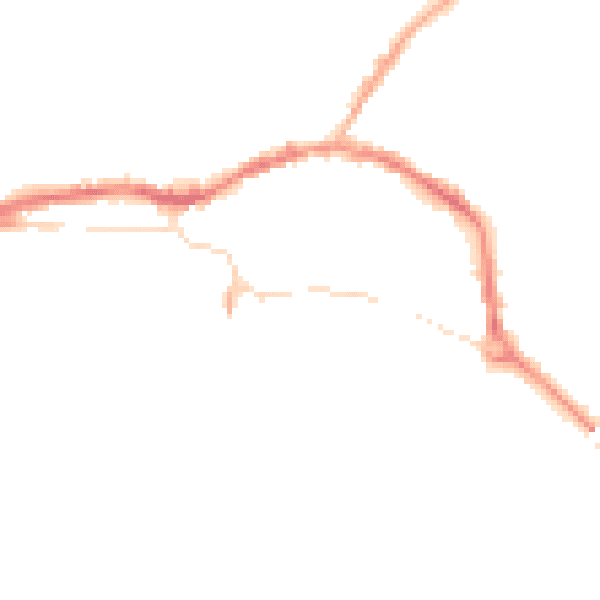 Night-time road noise heatmap for L34 5SQ