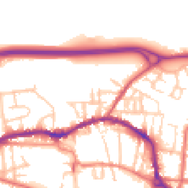 Daytime road noise heatmap for L34 6HH