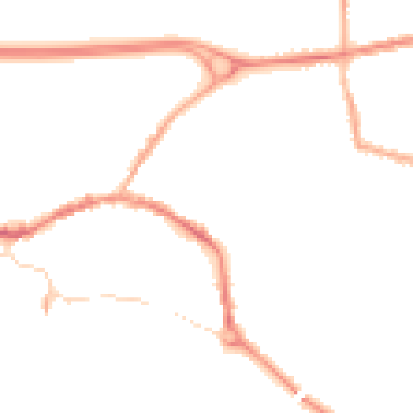 Night-time road noise heatmap for L34 6JA
