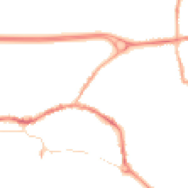 Night-time road noise heatmap for L34 6JH
