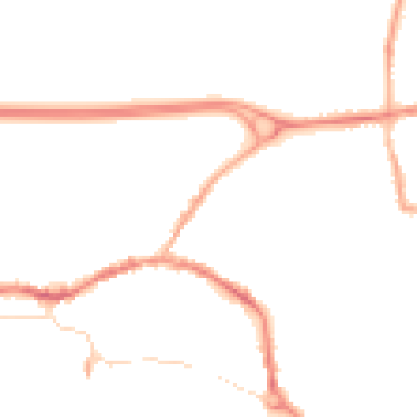 Night-time road noise heatmap for L34 6JL