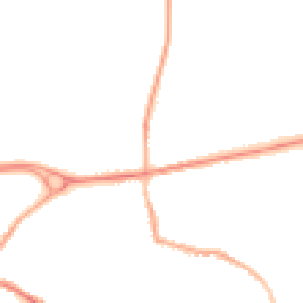 Night-time road noise heatmap for L34 6JN