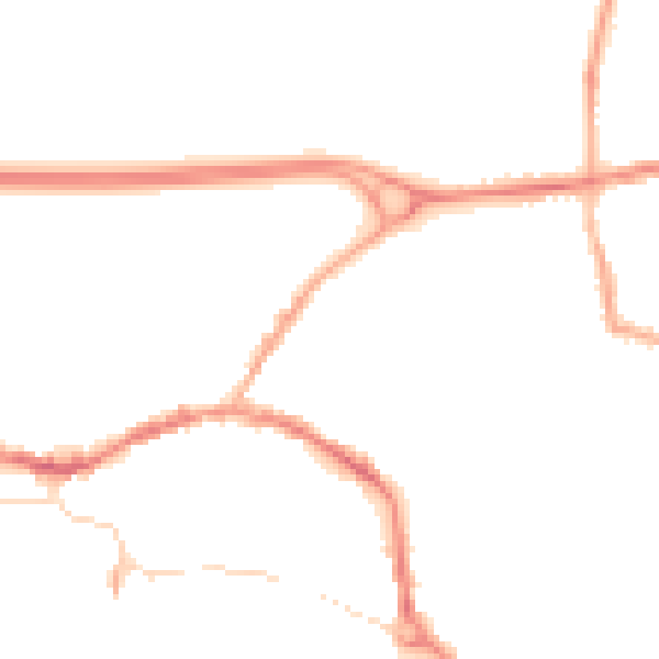 Night-time road noise heatmap for L34 6JP