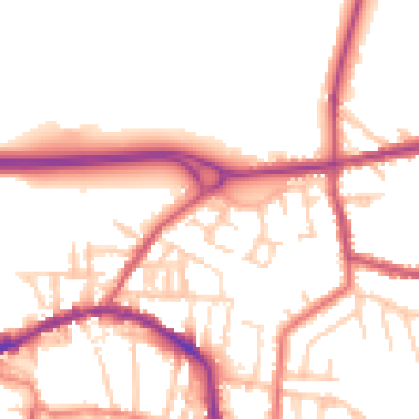 Daytime road noise heatmap for L34 6LB