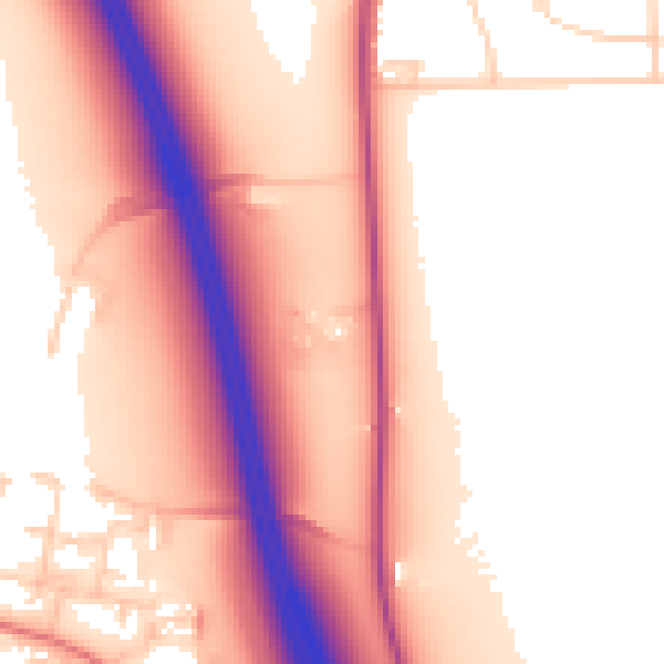 Daytime road noise heatmap for L34 7HF