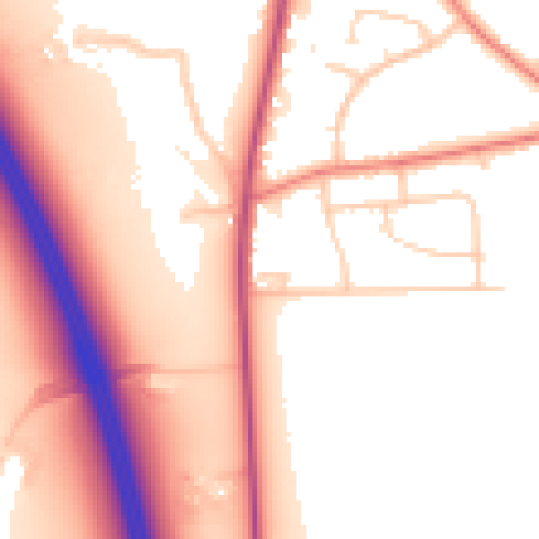 Daytime road noise heatmap for L34 7HG