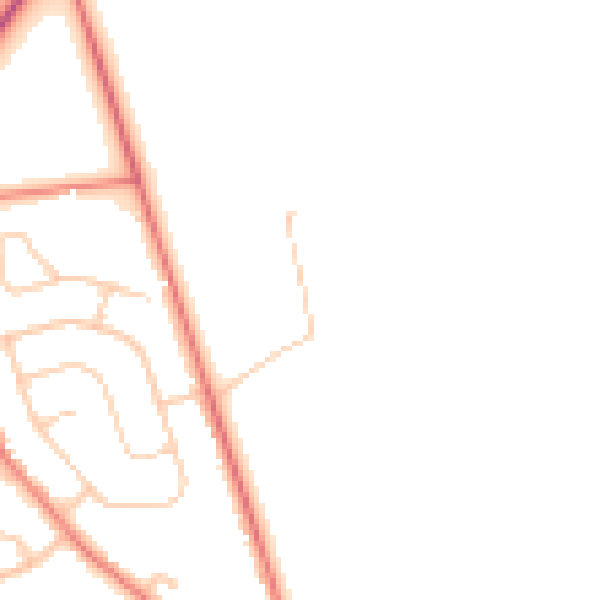 Daytime road noise heatmap for L34 8HE