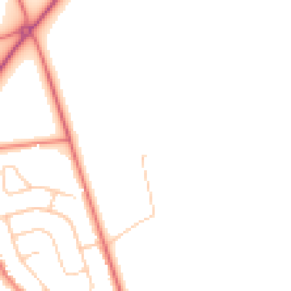 Daytime road noise heatmap for L34 8HF