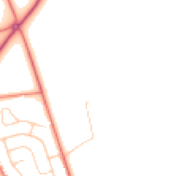 Daytime road noise heatmap for L34 8HG