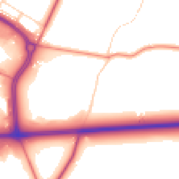 Daytime road noise heatmap for L34 8HH