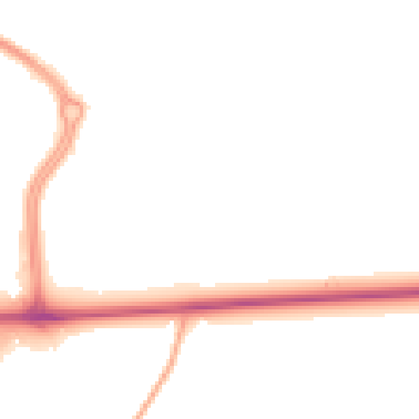 Night-time road noise heatmap for L34 8HH