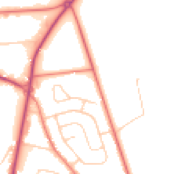Daytime road noise heatmap for L34 8HW
