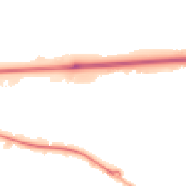 Night-time road noise heatmap for L34 9AB