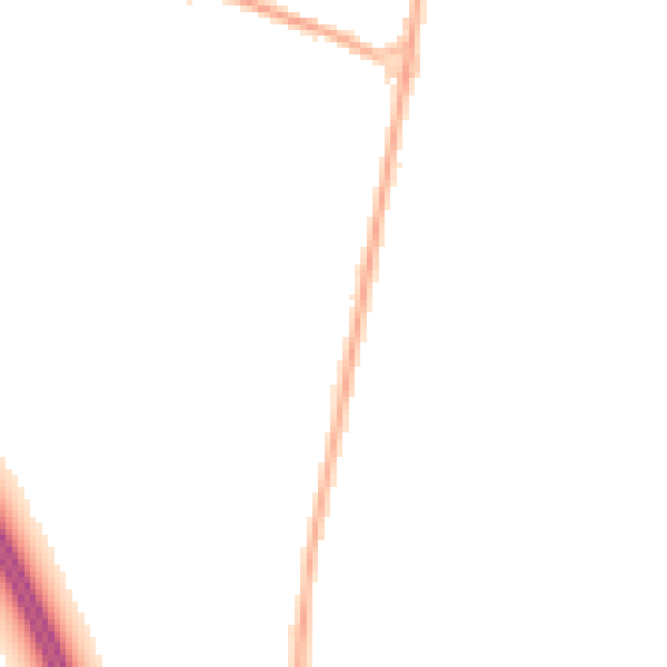 Night-time road noise heatmap for L34 9EB