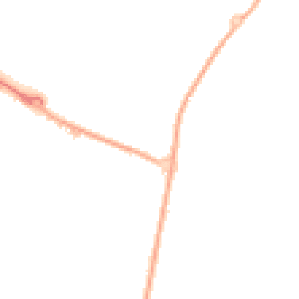 Night-time road noise heatmap for L34 9ES