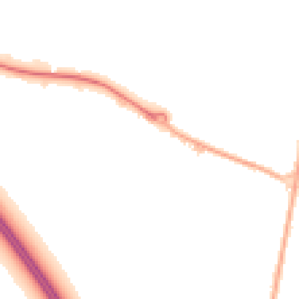 Night-time road noise heatmap for L34 9HP