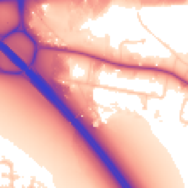 Daytime road noise heatmap for L34 9HX