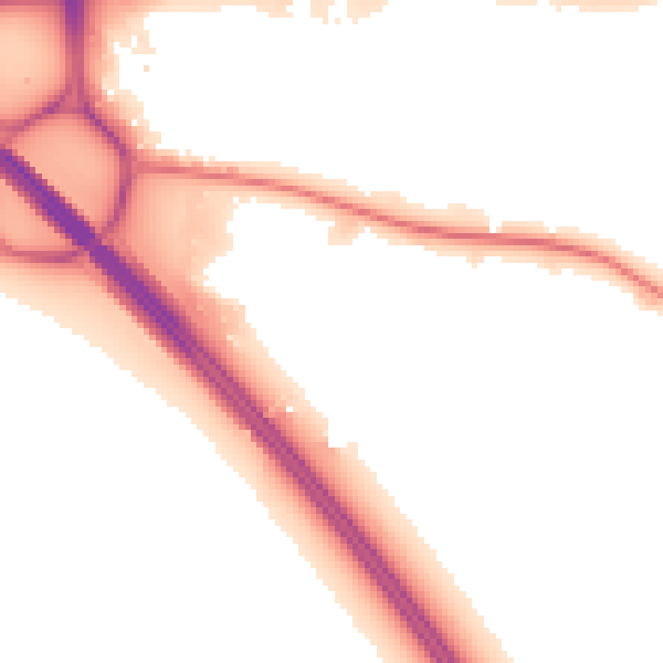 Night-time road noise heatmap for L34 9HX