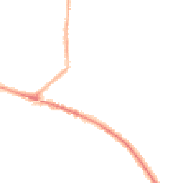 Night-time road noise heatmap for L35 0LJ
