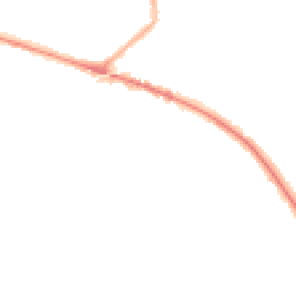 Night-time road noise heatmap for L35 0LQ