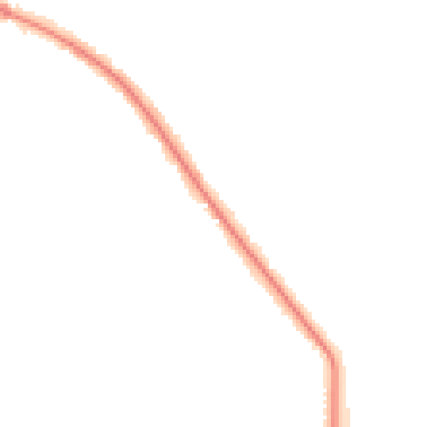 Night-time road noise heatmap for L35 0NU