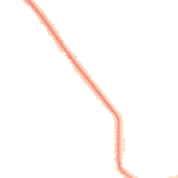 Night-time road noise heatmap for L35 0NX