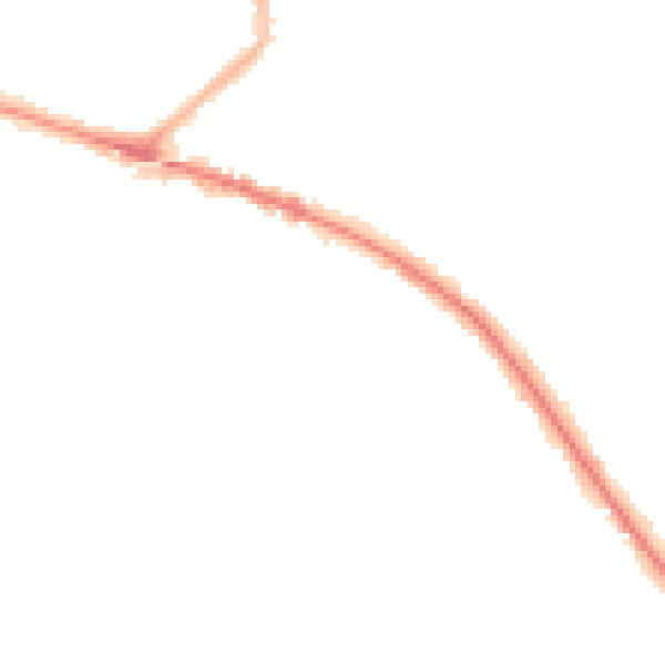 Night-time road noise heatmap for L35 0PF