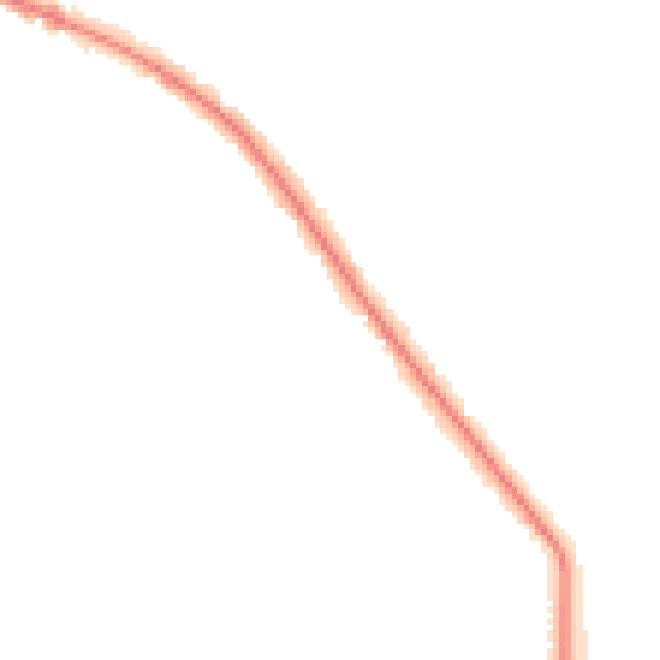 Night-time road noise heatmap for L35 0PN