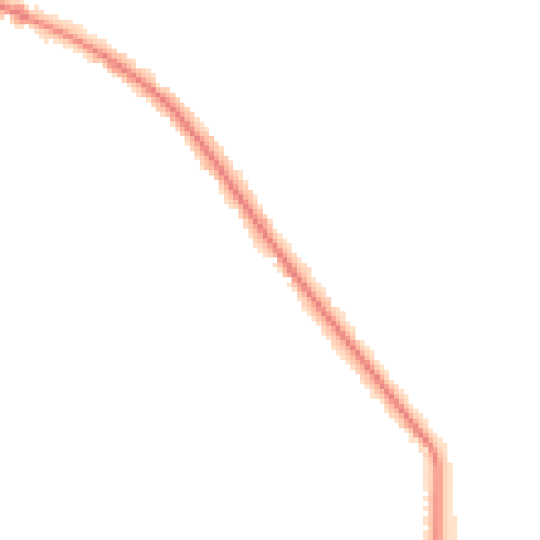 Night-time road noise heatmap for L35 0PR