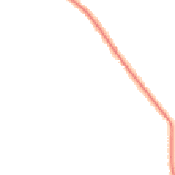 Night-time road noise heatmap for L35 0QE